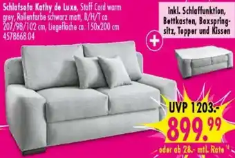 Möbel Boss Schlafsofa Kathy de Luxe Angebot