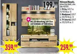 Möbel Boss Wohnwand Memphis Angebot