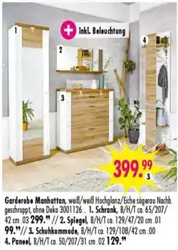Möbel Boss Garderobe Manhattan Angebot