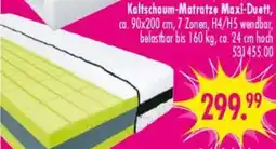 Möbel Boss Kaltschaum-Matratze Maxi-Duett Angebot