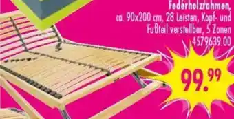 Möbel Boss Federholzrahmen Angebot