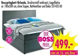 Möbel Boss Boxspringbett Orlando Angebot