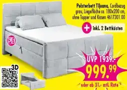 Möbel Boss Polsterbett Tijuana Angebot