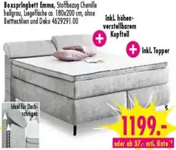 Möbel Boss Boxspringbett Emma Angebot
