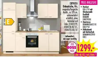 Möbel Boss EXPRESS Einbauküche Angebot