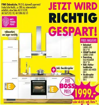 Möbel Boss PINO Einbauküche Angebot