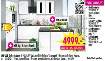 Möbel Boss IMPULS Einbauküche Angebot