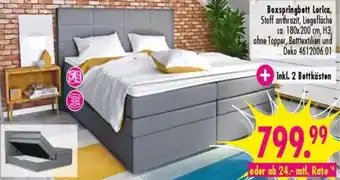 Möbel Boss Boxspringbett Lorica Angebot