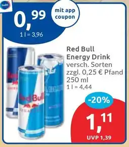 Budni Red Bull Energy Drink Angebot