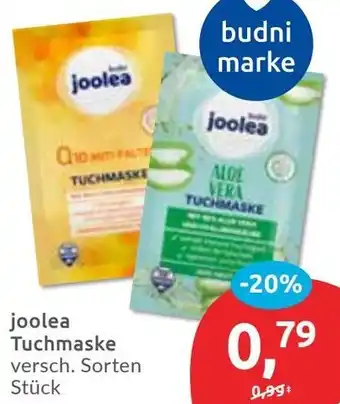 Budni joolea Tuchmaske Angebot