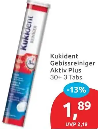 Budni Kukident Gebissreiniger Aktiv Plus Angebot