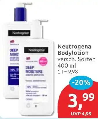 Budni Neutrogena Bodylotion Angebot