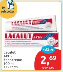 Budni Lacalut Aktiv Zahncreme Angebot