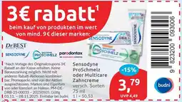 Budni Sensodyne ProSchmelz oder Multicare Zahncreme Angebot