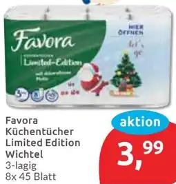 Budni Favora Küchentücher Limited Edition Wichtel Angebot