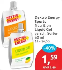 Budni Dextro Energy Sports Nutrition Liquid Gel Angebot