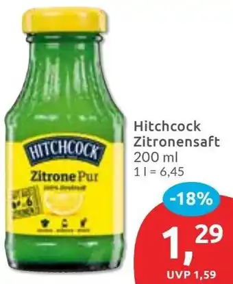 Budni Hitchcock Zitronensaft Angebot