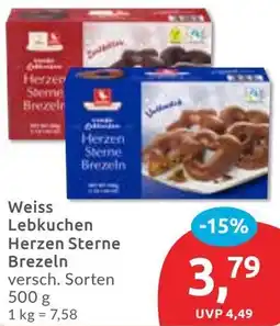 Budni Weiss Lebkuchen Herzen Sterne Brezeln Angebot