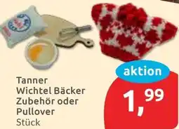 Budni Tanner Wichtel Bäcker Zubehör oder Pullover Angebot