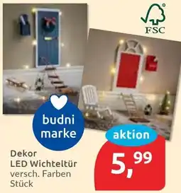 Budni Dekor LED Wichteltür Angebot