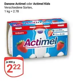 Globus Danone Actimel oder Actimel Kids Angebot