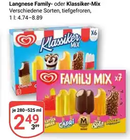 Globus Langnese Family- oder Klassiker-Mix Angebot