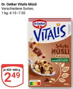 Globus Dr. Oetker Vitalis Müsli Angebot