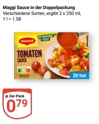 Globus Maggi Sauce in der Doppelpackung Angebot
