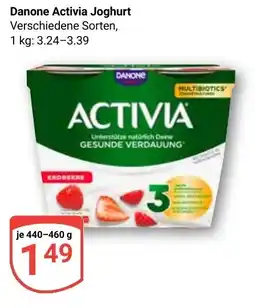 Globus Danone Activia Joghurt Angebot