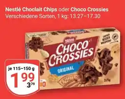 Globus Nestlé Choclait Chips oder Choco Crossies Angebot