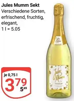 Globus Jules Mumm Sekt Angebot