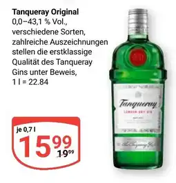 Globus Tanqueray Original Angebot