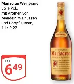 Globus Mariacron Weinbrand Angebot
