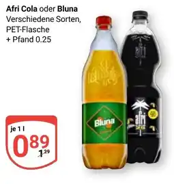 Globus Afri Cola oder Bluna Angebot