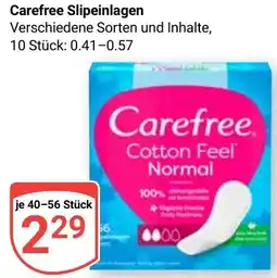 Globus Carefree Slipeinlagen Angebot
