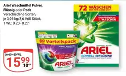 Globus Ariel Waschmittel Pulver, Flüssig oder Pods Angebot