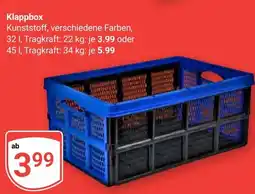 Globus Klappbox Angebot