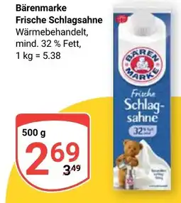 Globus Bärenmarke Frische Schlagsahne Angebot