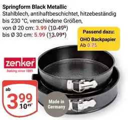 Globus Springform Black Metallic Angebot