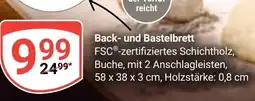 Globus Back- und Bastelbrett Angebot