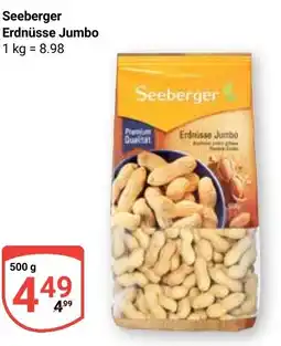 Globus Seeberger Erdnüsse Jumbo Angebot