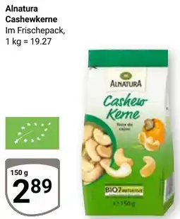 Globus Alnatura Cashewkerne Angebot