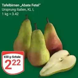 Globus Tafelbirnen „Abate Fetel" Angebot