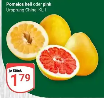 Globus Pomelos hell oder pink Angebot