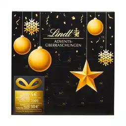 Netto Marken-Discount Lindt Advents - Überraschungskalender mit Gutschein, 196 g Angebot