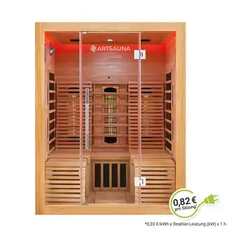 Netto Marken-Discount Artsauna Infrarotkabine Wärmekabine Helsinki 150 mit Dual-Technologie & Hemlockholz Angebot