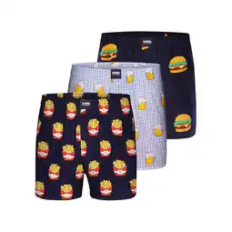 Netto Marken-Discount Happy Shorts Herren 3-Pack Boxershorts Motivprint 1er Pack Angebot
