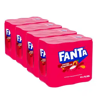 Netto Marken-Discount Fanta Mango Dragonfruit 6x0,33 Liter Dose, 4er Pack Angebot