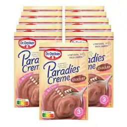 Netto Marken-Discount Dr. Oetker Paradies Creme Schoko für 300 ml Milch, 11er Pack Angebot
