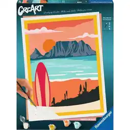 Netto Marken-Discount Ravensburger Malen CreArt - Sunset at the Beach Angebot